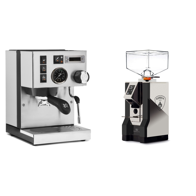 Rancilio Silvia PID Buna café edice + Eureka Mignon Perfetto, NX black Rancilio Silvia PID Buna café edice + Eureka Mignon Perfetto, NX black