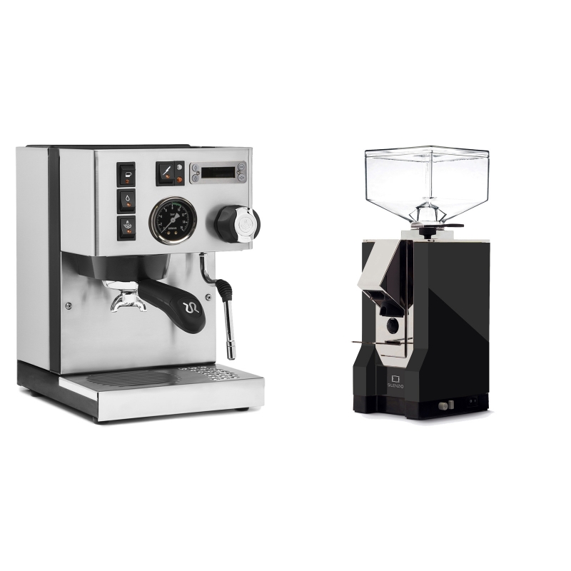 Rancilio Silvia PID Buna café edice + Eureka Mignon Silenzio, CR black Rancilio Silvia PID Buna café edice + Eureka Mignon Silenzio, CR black