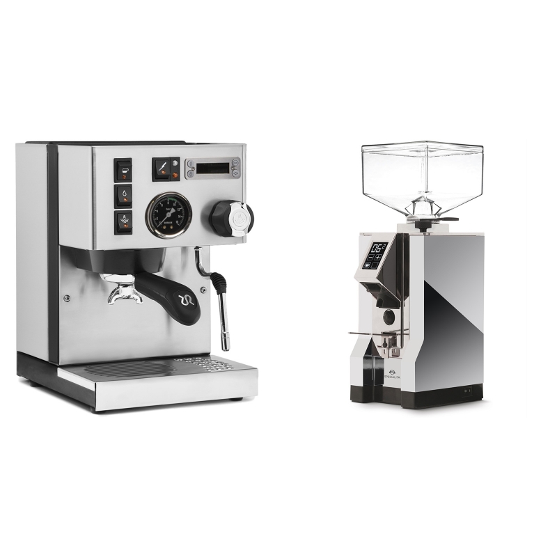 Rancilio Silvia PID Buna café edice + Eureka Mignon Specialita, CR chrome Rancilio Silvia PID Buna café edice + Eureka Mignon Specialita, CR chrome
