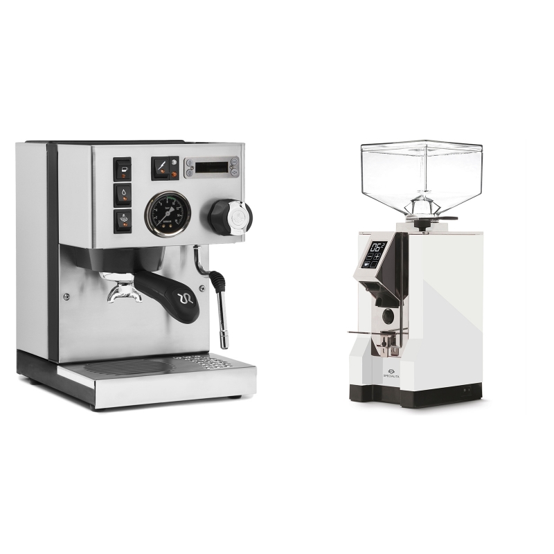 Rancilio Silvia PID Buna café edice + Eureka Mignon Specialita, CR white Rancilio Silvia PID Buna café edice + Eureka Mignon Specialita, CR white