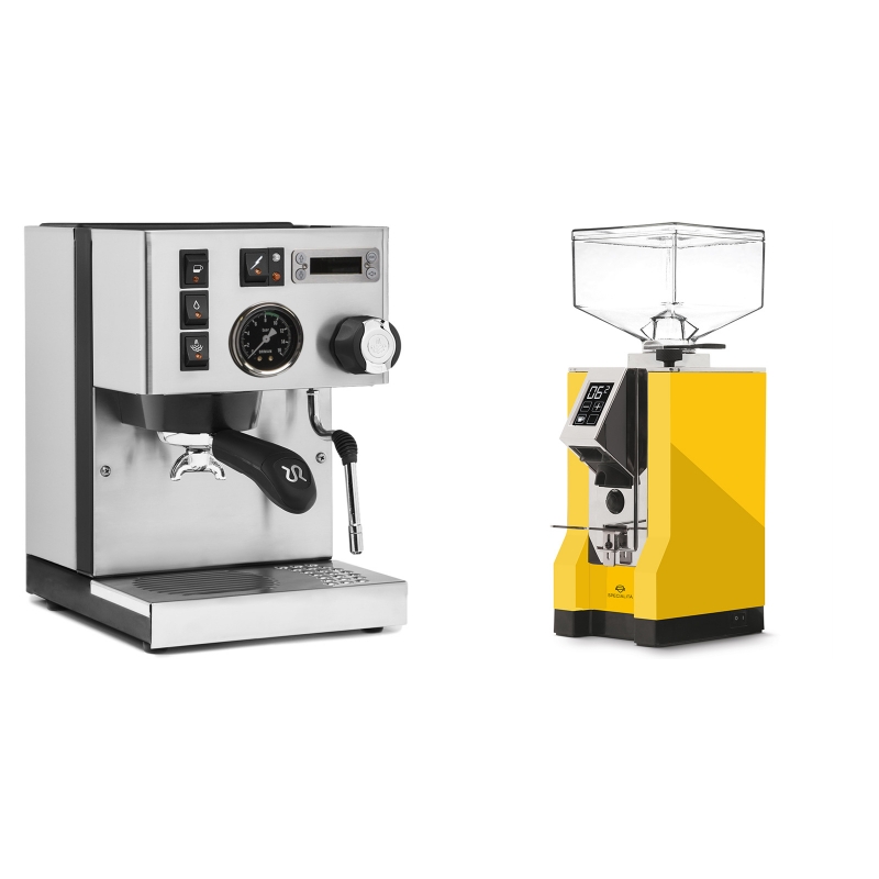 Rancilio Silvia PID Buna café edice + Eureka Mignon Specialita, CR yellow Rancilio Silvia PID Buna café edice + Eureka Mignon Specialita, CR yellow