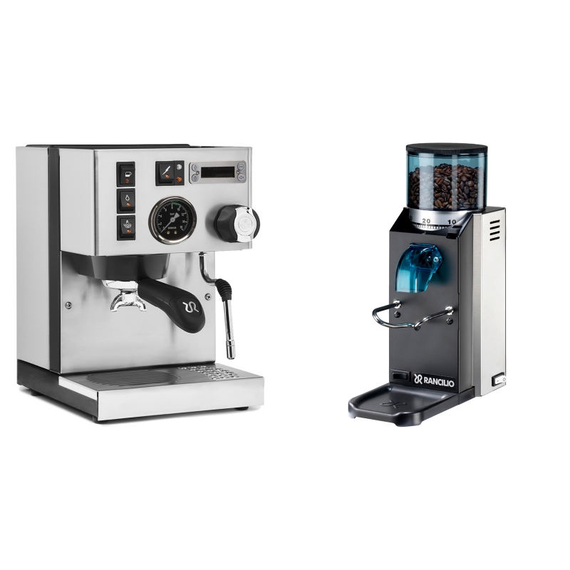 Rancilio Silvia PID Buna café edice + Rancilio Rocky Doserless Rancilio Silvia PID Buna café edice + Rancilio Rocky Doserless