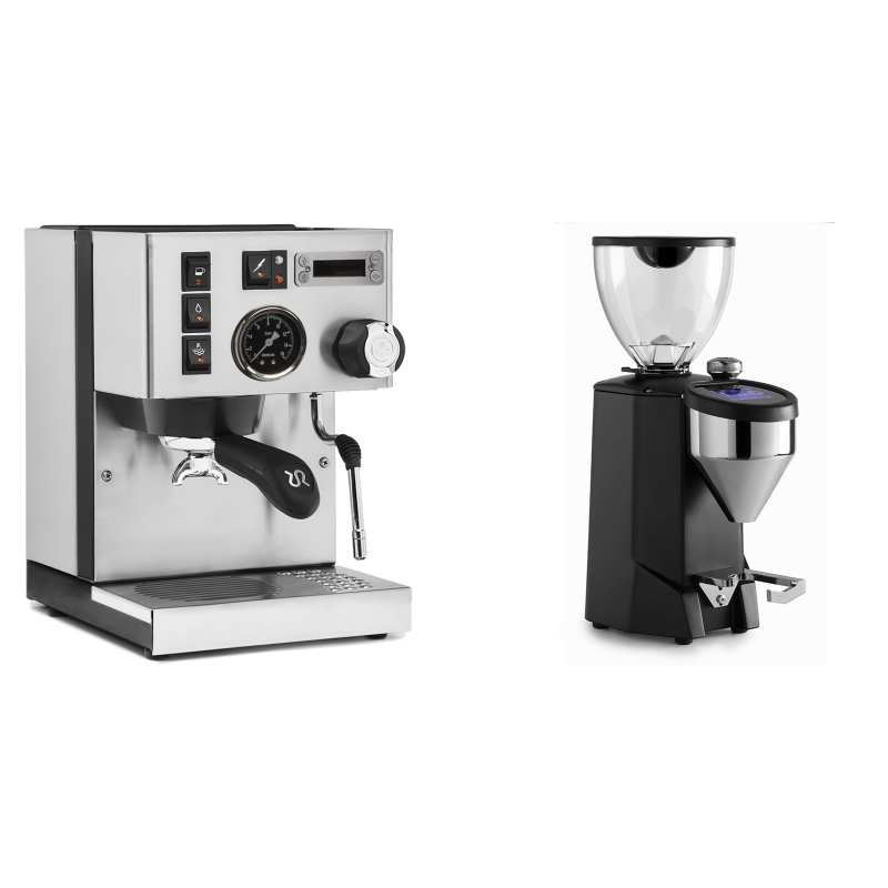 Rancilio Silvia PID Buna café edice + Rocket Espresso FAUSTO 2.1, black Rancilio Silvia PID Buna café edice + Rocket Espresso FAUSTO 2.1, black