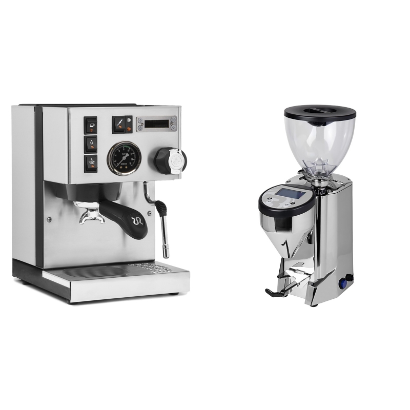 Rancilio Silvia PID Buna café edice + Rocket Espresso FAUSTO, chrome Rancilio Silvia PID Buna café edice + Rocket Espresso FAUSTO, chrome