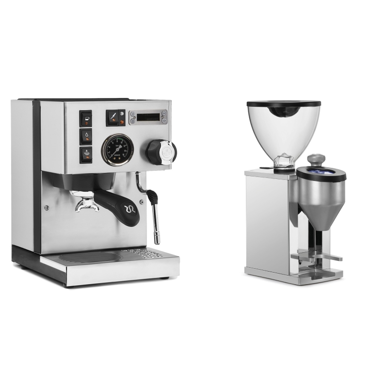 Rancilio Silvia PID Buna café edice + Rocket Espresso FAUSTINO, chrome Rancilio Silvia PID Buna café edice + Rocket Espresso FAUSTINO, chrome