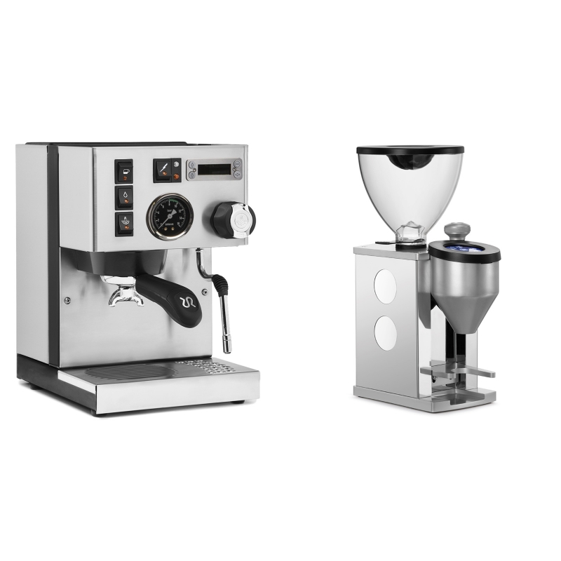 Rancilio Silvia PID Buna café edice + Rocket Espresso FAUSTINO, white Rancilio Silvia PID Buna café edice + Rocket Espresso FAUSTINO, white