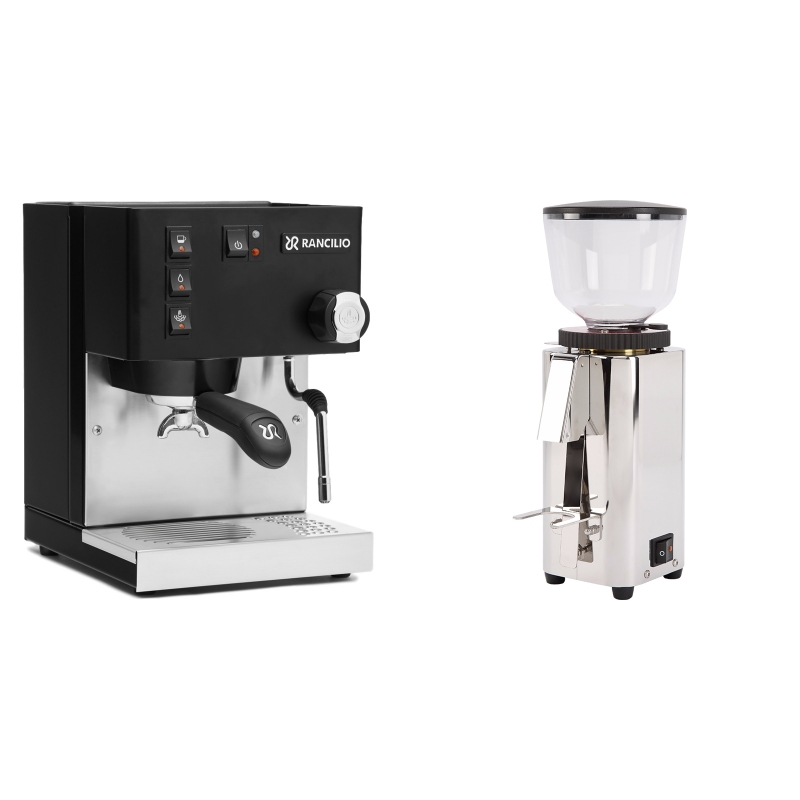 Rancilio Silvia E, černá + ECM C-Manuale 54 Rancilio Silvia E, černá + ECM C-Manuale 54