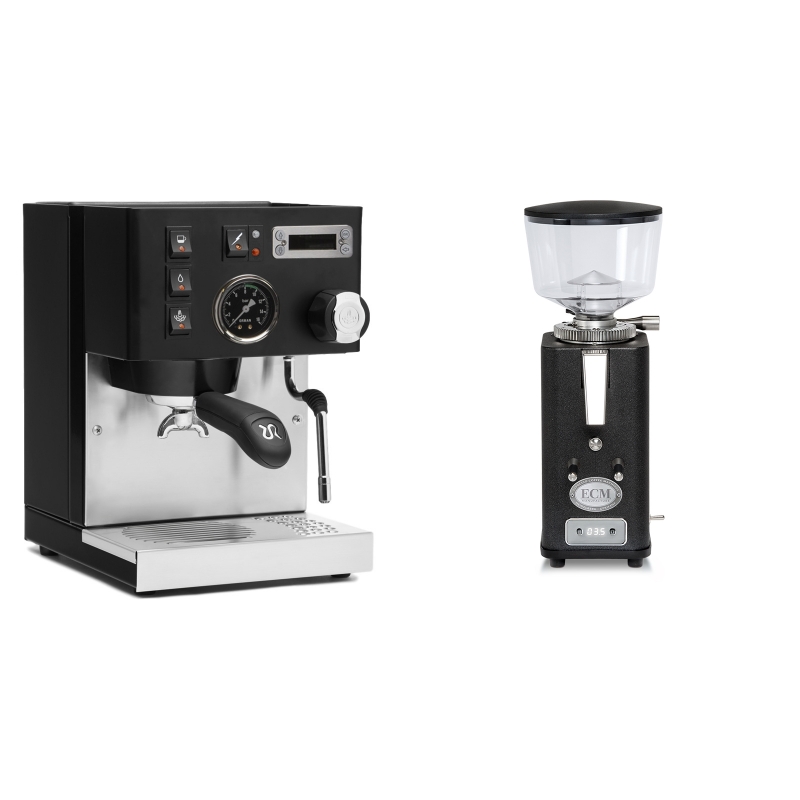 Rancilio Silvia PID Buna café edice, černá + ECM S-Automatik 64, anthracite Rancilio Silvia PID Buna café edice, černá + ECM S-Automatik 64, anthracite