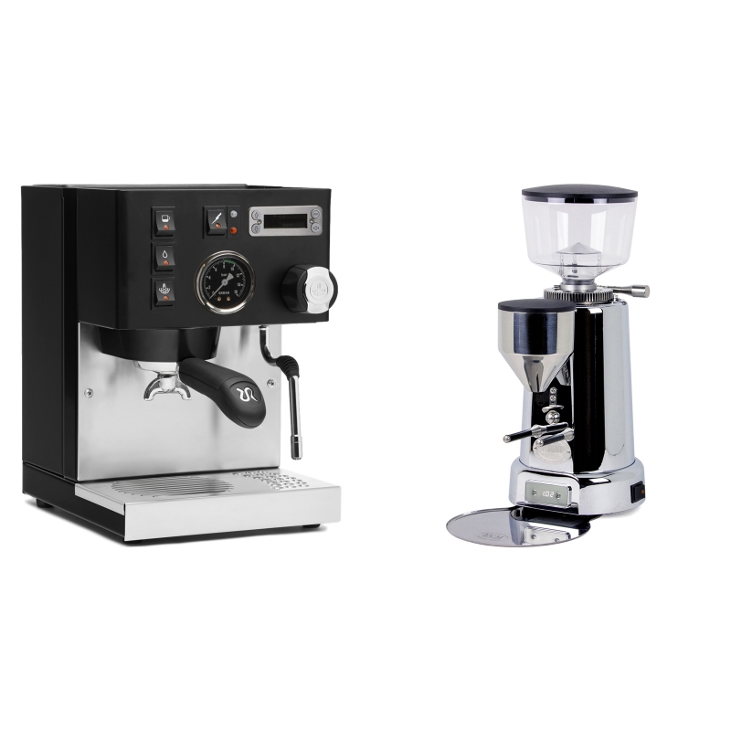 Rancilio Silvia PID Buna café edice, černá + ECM V-Titan 64 Rancilio Silvia PID Buna café edice, černá + ECM V-Titan 64