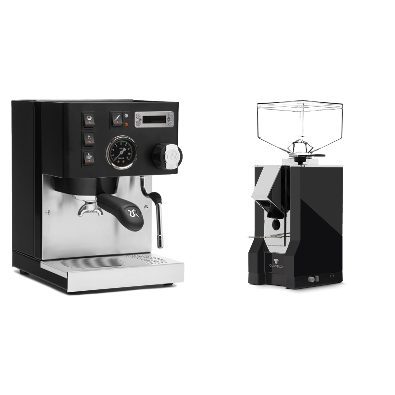 Rancilio Silvia PID Buna café edice, černá + Eureka Mignon Classico, CR black Rancilio Silvia PID Buna café edice, černá + Eureka Mignon Classico, CR black