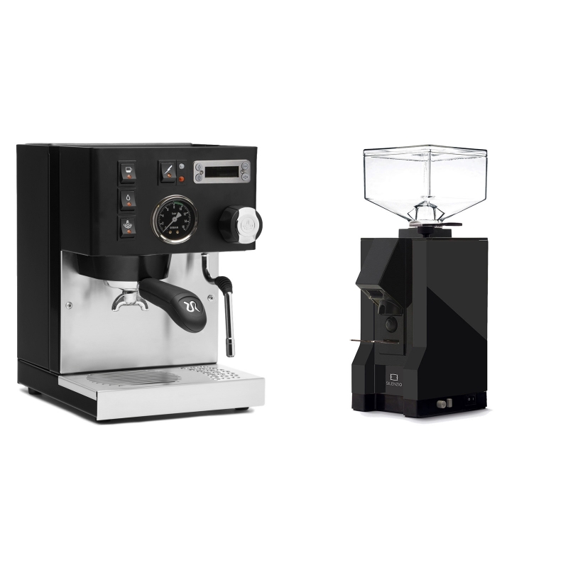 Rancilio Silvia PID Buna café edice, černá + Eureka Mignon Silenzio, BL black Rancilio Silvia PID Buna café edice, černá + Eureka Mignon Silenzio, BL black