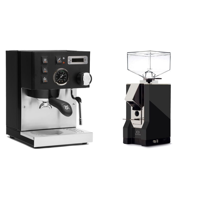 Rancilio Silvia PID Buna café edice, černá + Eureka Mignon Silenzio, CR black Rancilio Silvia PID Buna café edice, černá + Eureka Mignon Silenzio, CR black