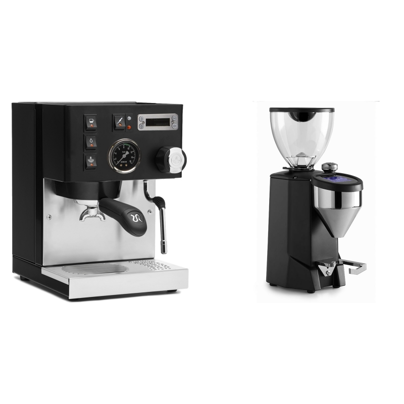 Rancilio Silvia PID Buna café edice, černá + Rocket Espresso FAUSTO 2.1, black Rancilio Silvia PID Buna café edice, černá + Rocket Espresso FAUSTO 2.1, black