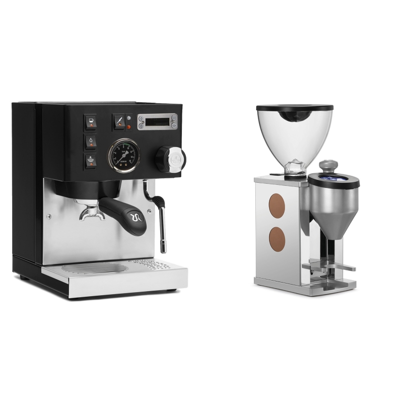 Rancilio Silvia PID Buna café edice, černá + Rocket Espresso FAUSTINO, copper Rancilio Silvia PID Buna café edice, černá + Rocket Espresso FAUSTINO, copper