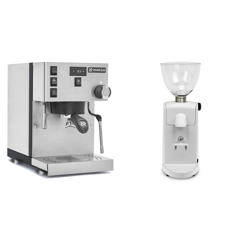 Rancilio Silvia PRO + Ascaso i-mini i1, bílá Rancilio Silvia PRO + Ascaso i-mini i1, bílá