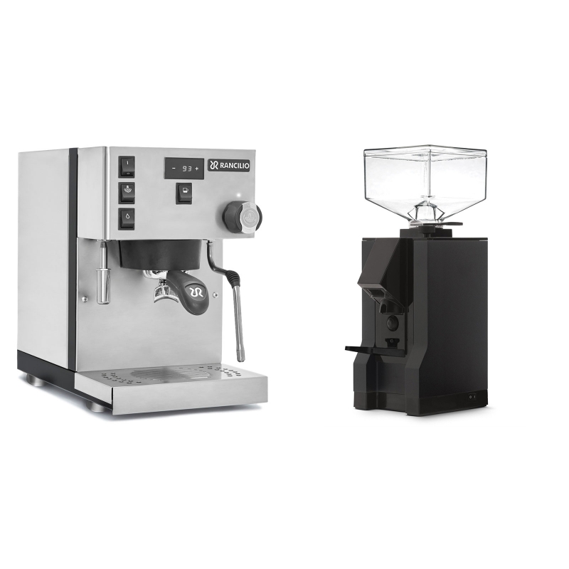 Rancilio Silvia PRO + Eureka Mignon Manuale, BL black Rancilio Silvia PRO + Eureka Mignon Manuale, BL black