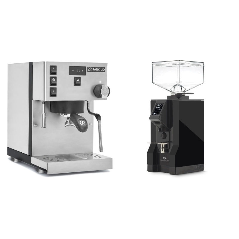 Rancilio Silvia PRO + Eureka Mignon Specialita, BL black Rancilio Silvia PRO + Eureka Mignon Specialita, BL black
