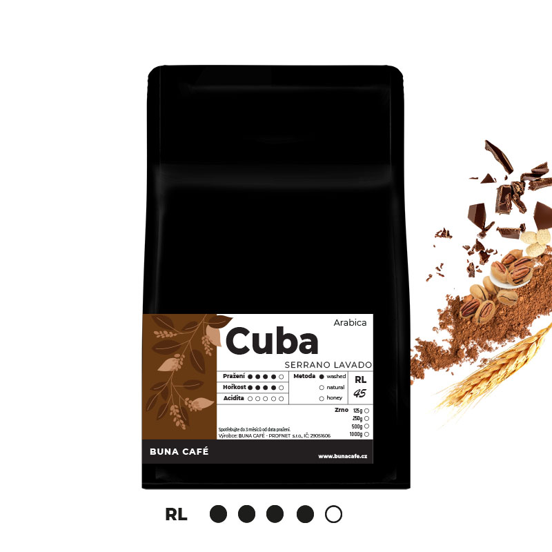 Cuba, Serrano Lavado, RL45, 250g Cuba, Serrano Lavado, RL45, 250g