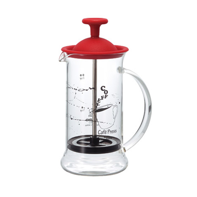 Hario Cafe Press Slim S Red, 240 ml Hario Cafe Press Slim S Red, 240 ml