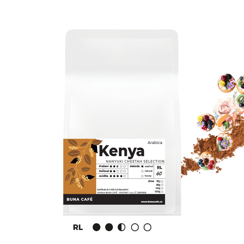 Kenya, Nanyuki Cheetah Selection, RL60, 500g Kenya, Nanyuki Cheetah Selection, RL60, 500g