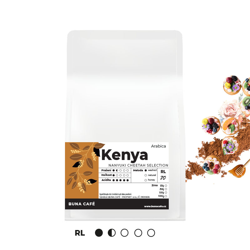 Kenya, Nanyuki Cheetah Selection, RL70, 500g Kenya, Nanyuki Cheetah Selection, RL70, 500g