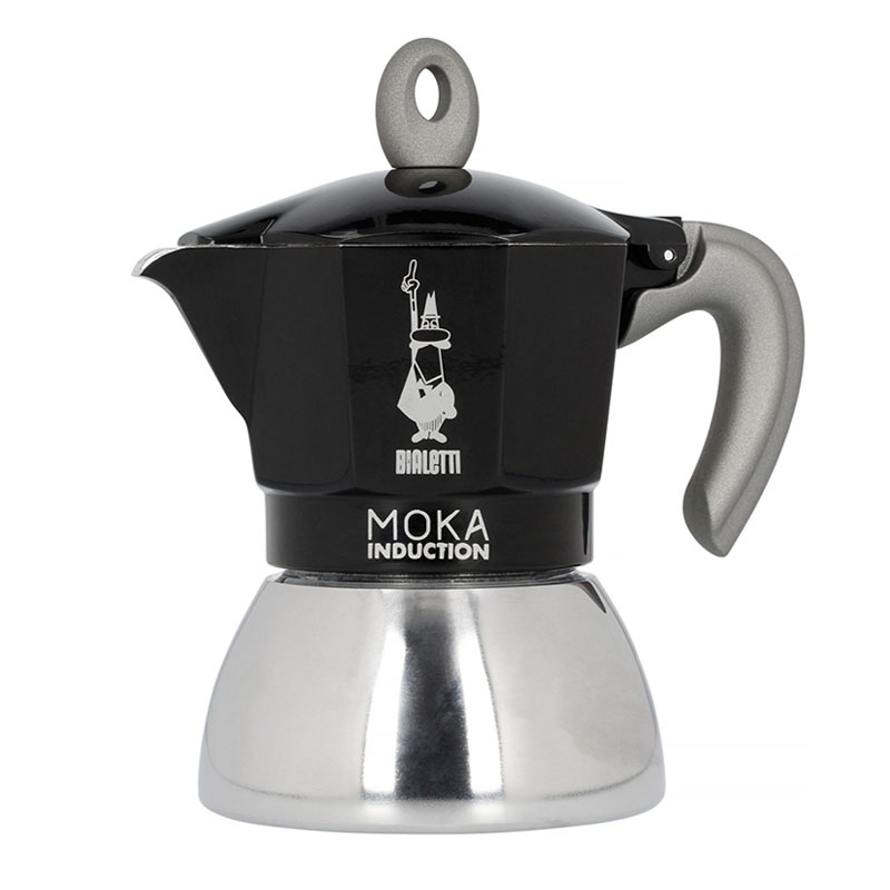 Bialetti Moka Induction na 4 šálky, černá Bialetti Moka Induction na 4 šálky, černá