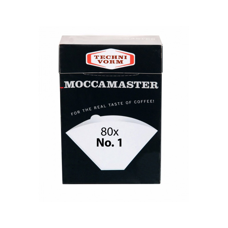 Moccamaster papírové filtry velikost 1, 80 ks Moccamaster papírové filtry velikost 1, 80 ks