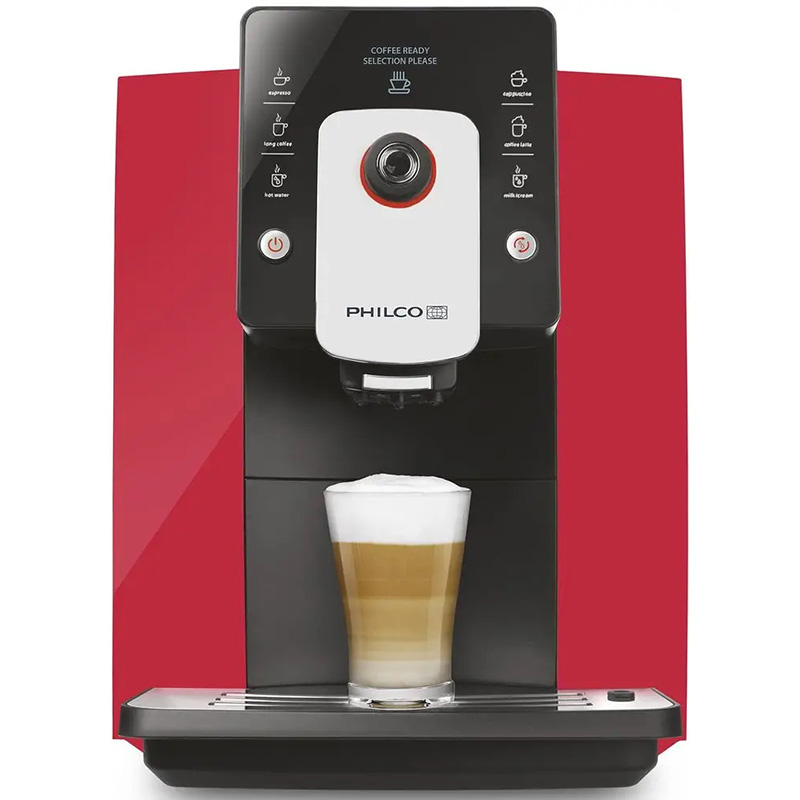 PHEM Automatické espresso, červená PHEM Automatické espresso, červená