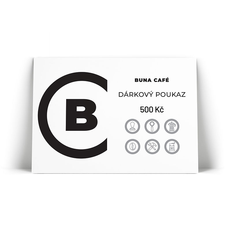 Buna café dárkový poukaz Buna café dárkový poukaz