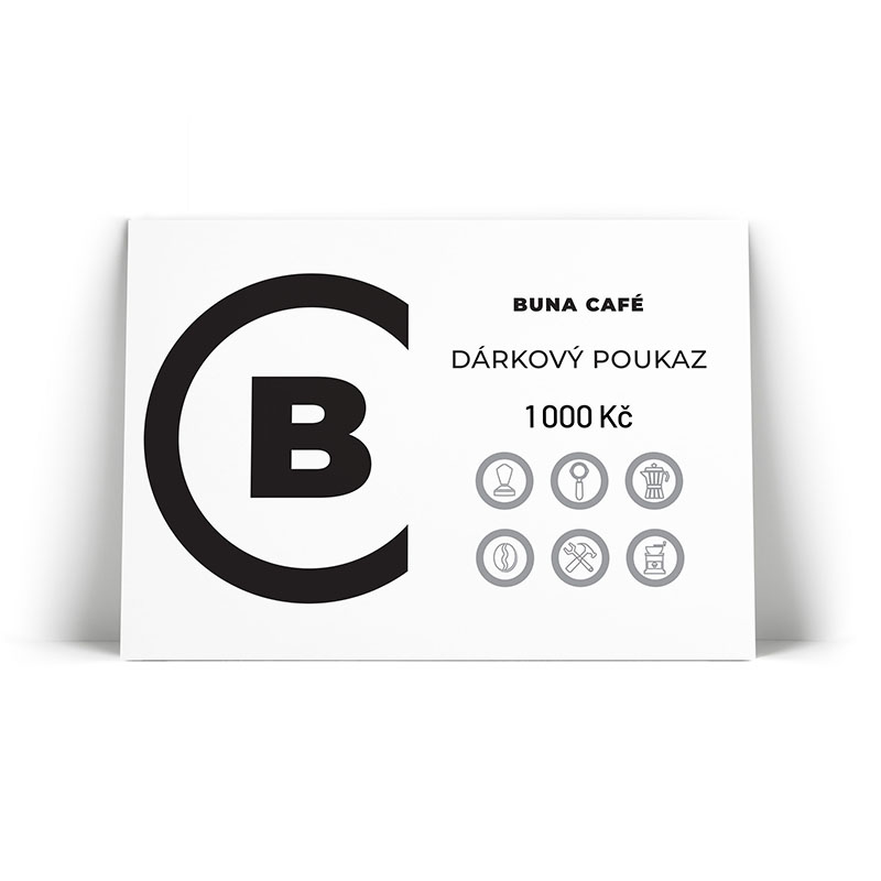 Buna café dárkový poukaz Buna café dárkový poukaz