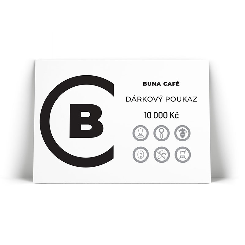 Buna café dárkový poukaz Buna café dárkový poukaz