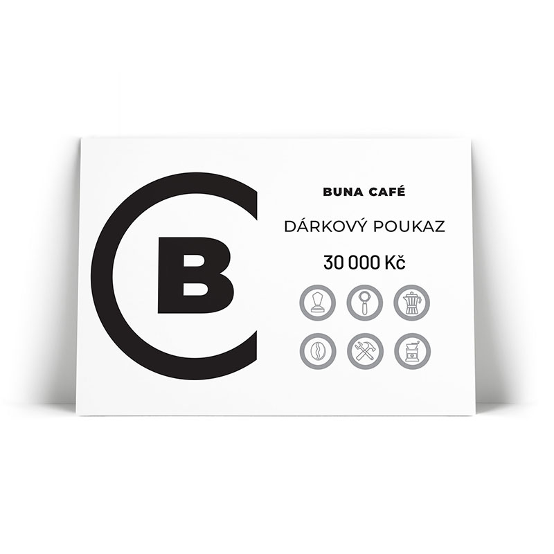 Buna café dárkový poukaz Buna café dárkový poukaz